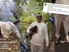 Rozenek pokazała jak Majdan ratuje suczkę, chociaż akurat był w białym dresie
