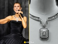 Celine Dion zachwyciła na scenie. Zrobienie naszyjnika zajęło ponad 1 tys. godz.