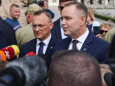 Ataki w pobliżu granicy Polski. Rzecznik Nawrockiego zabrał głos