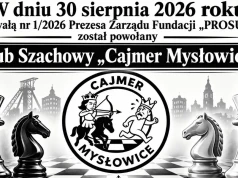 Nowy klub szachowy w Mysłowicach. „Cajmer Mysłowice” zaprasza dzieci i młodzież