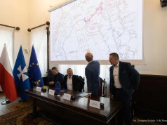 Startuje pierwszy etap rozbudowy ul. Senatorskiej w Rzeszowie. W tle nowy most na Wisłoku