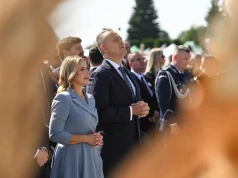 Marta Nawrocka porwana do tańca. Nagranie hitem sieci