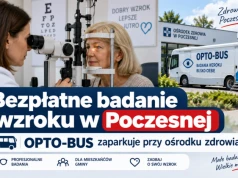 Bezpłatne badanie wzroku w Poczesnej. OPTO-BUS zaparkuje przy ośrodku zdrowia
