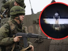 Pech Rosjanina. Jego dron zawrócił i wybuchł mu pod nogami