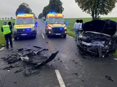 Zderzenie pojazdów w Dobrojewie, trzy osoby przewiezione do szpitala