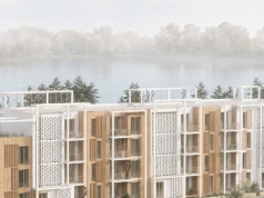 Wizja młodych architektek na mieszkanie blisko natury. Z tarasu widokowego można podziwiać jezioro