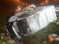 Wypadek busa w Skawie. Zginął młody kierowca
