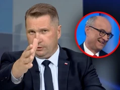Co za buta! Czarnek rozsiadł się w studiu i groził Czarzastemu. „Nie wywinie się”