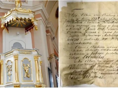 Kapsuła czasu ukryta w ambonie, którą ks. Strusiński zostawił 140 lat temu