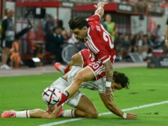 Dobry początek, gorzki finał. Jagiellonia przegrała z Olympiakosem