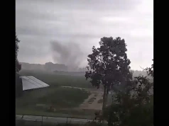 Wyglądało jak tornado! Niebezpieczne zjawisko