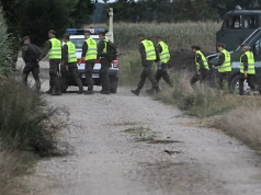 Około 4 kilometry od polskiej granicy spadł lub został zestrzelony dron