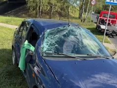 Kolizja na rondzie w Mysłowicach. 77-latek z BMW dostał 1500 zł mandatu