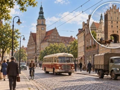 Olsztyn sprzed lat „ożył” dzięki sztucznej inteligencji. Wybierz się na powojenny spacer po mieście