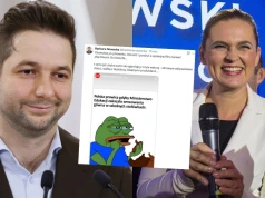 Barbara Nowacka broni mema z Pepe jedzącym kupę jako stosownej krytyki prawicy i Patryka Jakiego