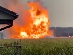 Wybuchy i pożar suszarni w Osięcinach