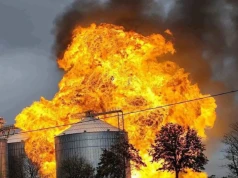 Potężny wybuch zbiorników z gazem LPG. Dwie osoby poszkodowane, na miejscu 18 zastępów straży
