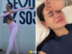 Honorata Skarbek cierpi podczas pobytu w Seulu. Pokazała, jak płacze z bólu