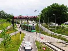 Aglomeracja Kopenhagi z kompletną linią tramwajową łączącą 8 gmin
