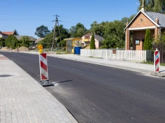 Przebudowa drogi w Chlewiskach na finiszu. Prace mają zakończyć się 14 października
