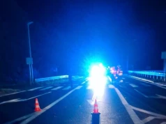 Tragiczny wypadek na DK25. Nie żyje pieszy. Droga była częściowo zablokowana