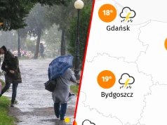 Gwałtowne załamanie pogody uderzy dziś w Polskę. Ulewy i burze to nie wszystko