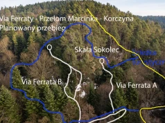 Pierwsza turystyczna trasami wspinaczkowa na Podkarpaciu