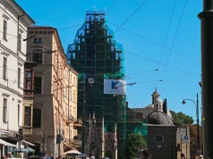 Bazylika dominikanów zniknęła za rusztowaniami. Remont potrwa wiele miesięcy