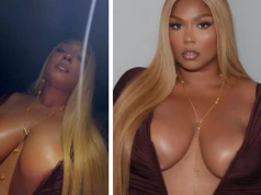 Lizzo zasłoniła piersi jedynie SKRAWKIEM materiału. Co za dekolt!