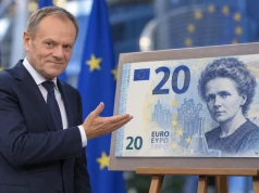 Donald Tusk zachęca do głosowania na wizerunek Marii Skłodowskiej-Curie na banknocie 20 euro