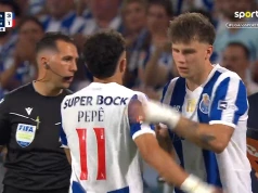 Była 85. minuta, gdy Pietuszewski wszedł w meczu FC Porto - Benfica