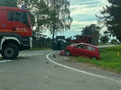 Groźne zdarzenie drogowe w Grzybowie koło Ciechanowa. Co ustaliła policja?
