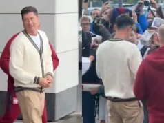 Sceny na ulicy. Tak kibice potraktowali Roberta Lewandowskiego. Niebywałe jak się zachował
