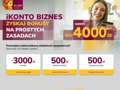 Alior iKonto Biznes nawet 4000 zł premii dla firmy