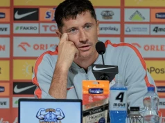 Trwa konferencja kadry. Lewandowski jest tu najważniejszy