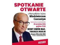 Marszałek Sejmu odwiedzi Nowy Dwór Mazowiecki. Włodzimierz Czarzasty spotka się z mieszkańcami