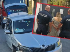 Pijana i z zakazem taranowała auta na S17. Policję przywitała uśmiechem