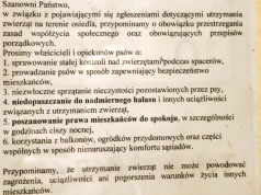 Mieszkańcy Ursynowa mają dość wyjących psów. Domagają się reakcji spółdzielni