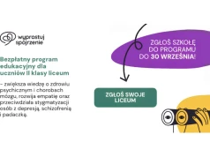 NASZ PATRONAT. Zgłoś liceum do BEZPŁATNEGO udziału w kampanii „Wyprostuj spojrzenie”!