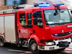 Pożar na terenie stacji bazowej Starlinków na Mazowszu. Ma znaczenie dla Europy Środkowo-Wschodniej. Strażacy mówią o podpaleniu