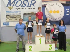 Martyna Grzesiek na podium I Wojewódzkiego Turnieju Kwalifikacyjnego Młodziczek i Młodzików