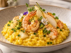 Eleganckie, ale proste. Kremowe risotto z szafranem od Mateusza Gesslera