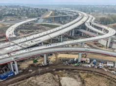 Droga 20 m nad ziemią. Gigantyczny węzeł jest prawie gotowy