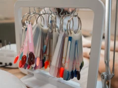 Ten manicure wygląda jak jesień zamknięta na paznokciach. Pumpkin spice zachwyca