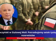 Kaczyński w Stalowej Woli: Potrzebujemy setek tysięcy rezerwistów