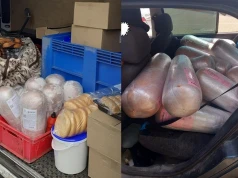 Czeska policja zatrzymała jadące z Polski auto, które w rozgrzanym bagażniku przewoziło ponad 300 kg kebabowych kul mocy