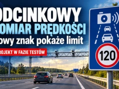 Nowy znak przy odcinkowym pomiarze prędkości. Kierowca zobaczy także limit