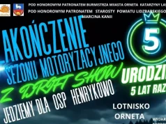„Jedziemy dla OSP Henrykowo – Drift Show”. Strażacy z Henrykowa świętują 5-lecie i zbierają środki na jednostkę