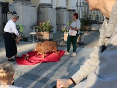 Protest w sprawie dzików w Warszawie zakłócony. Interweniowała policja