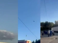 Dron uderzył 2 km od polskiej granicy. W Lublinie zawyły syreny, poderwano myśliwce. Film z momentu ataku